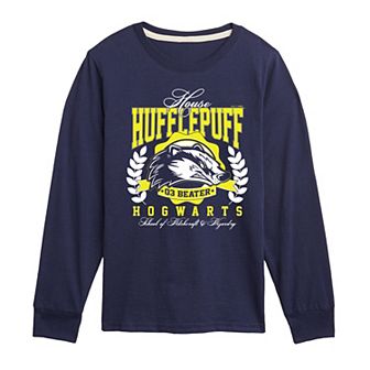 Boys 8-20 Harry Potter Hufflepuff Collegiate Long Sleeve Graphic Tee