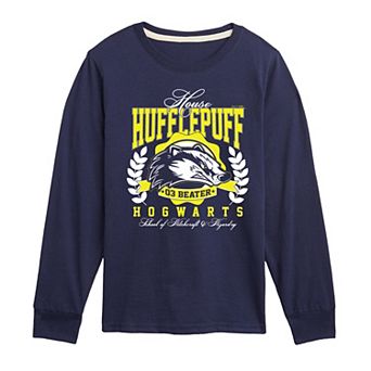 Boys 8-20 Harry Potter Hufflepuff Collegiate Long Sleeve Graphic Tee