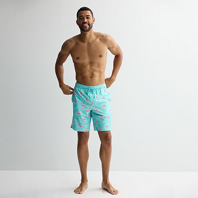 Men's Trinity Coast 9-Inch Printed Mesh Lined Swim Trunks