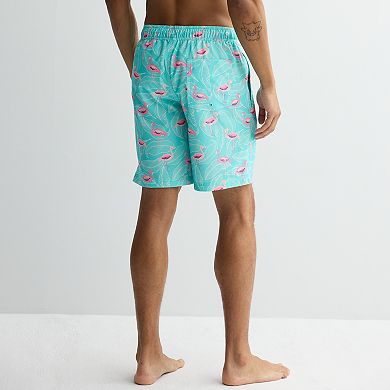 Men's Trinity Coast 9-Inch Printed Mesh Lined Swim Trunks