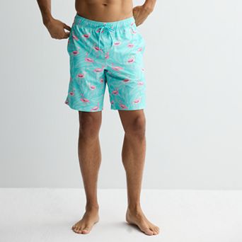 Men's Trinity Coast 9-Inch Printed Mesh Lined Swim Trunks
