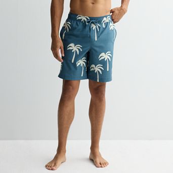Men's Trinity Coast 9-Inch Printed Mesh Lined Swim Trunks