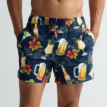 Men's Trinity Coast 5-Inch Mesh Lined Swim Trunks