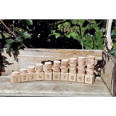 Yellow Door 1-10 Natural Number Stackers