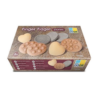 Yellow Door Finger Fidget Stones