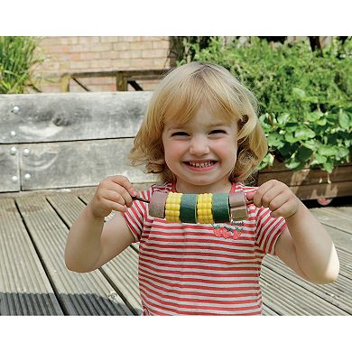 Yellow Door Threading Kebabs Sensory Play Stones