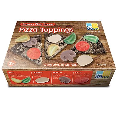 Yellow Door Pizza Toppings Sensory Play Stones