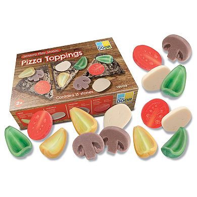 Yellow Door Pizza Toppings Sensory Play Stones