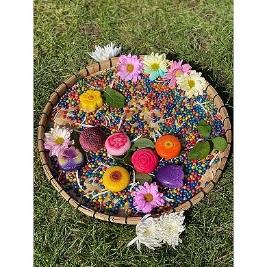 Yellow Door Flowers Sensory Play Stones