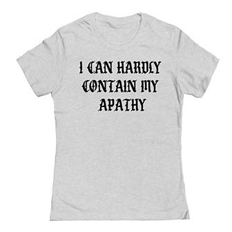 Junior's Apathy Graphic Tee