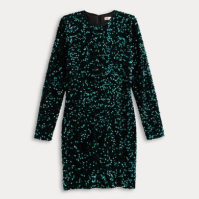 Women's INTEMPO™ Long Sleeve Sequin Dress