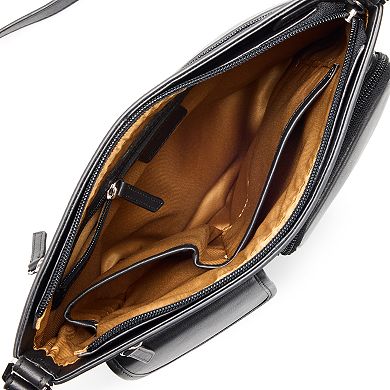 ili Leather New York RFID-Blocking Crossbody Bag