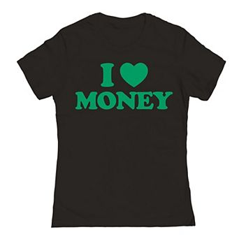 Junior's I Heart Money Graphic Tee