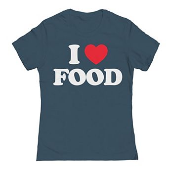 Junior's I Heart Food Graphic Tee
