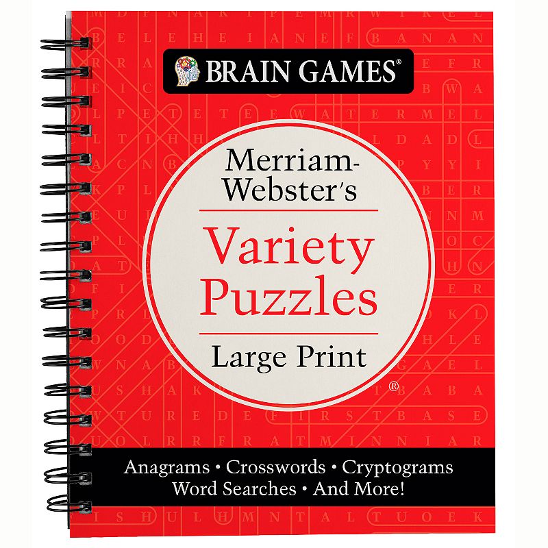 ISBN 9781639383313 product image for Brain Games Merriam Webster's Variety Puzzles Large Print, None | upcitemdb.com