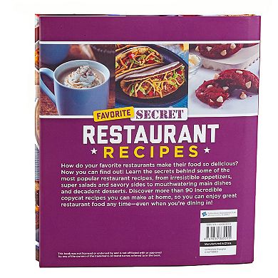 Publications International, Ltd. Favorite Secret Restaurant Recipes Book