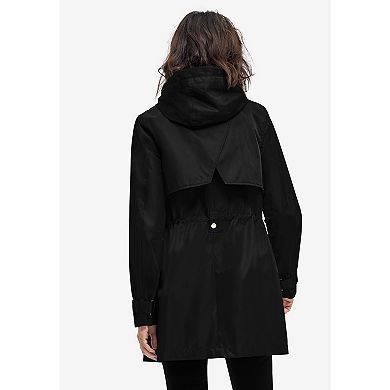 ellos Women's Plus Size Hooded Anorak Jacket
