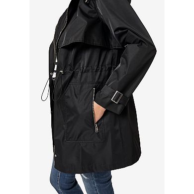 ellos Plus Size Hooded Anorak Jacket