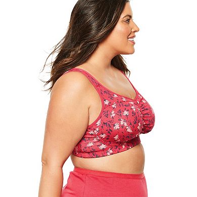 Comfort Choice Women's Plus Size Wireless Leisure Bra