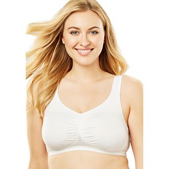 Comfort Choice Women's Plus Size Wireless Leisure Bra