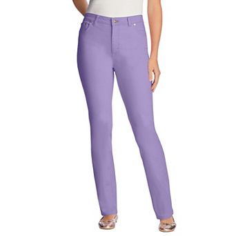 Woman Within Plus Size Straight-Leg Stretch Denim Jean