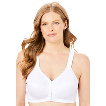 Comfort Choice Women's Plus Size Front Close Wireless Posture Bra