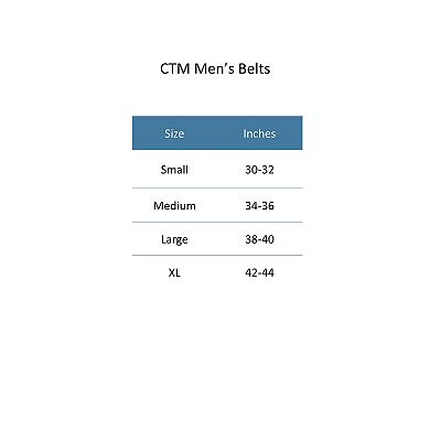 Ctm Men's Basic Dress Belt