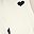 Ivory Black Heart
