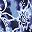 Navy Floral Tie Dye