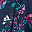 Navy Painterly Floral