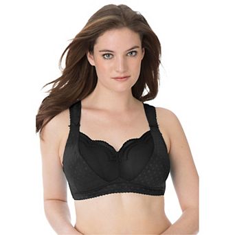 Comfort Choice Women's Plus Size Wireless Gel Strap Bra
