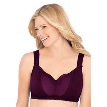 Comfort Choice Women's Plus Size Wireless Gel Strap Bra