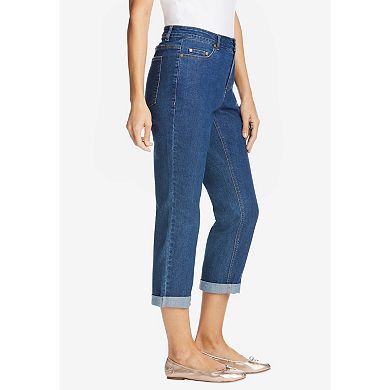 Woman Within Plus Size Petite Girlfriend Stretch Denim Jean