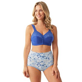 Comfort Choice Women's Plus Size Easy Enhancer Front-Close Wireless Bra