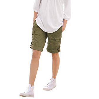 Ellos Women's Plus Size Convertible Cargo Shorts
