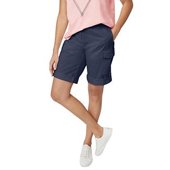 Ellos Women's Plus Size Convertible Cargo Shorts