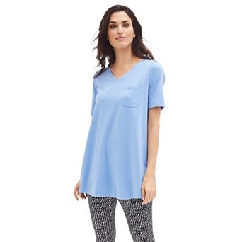 ellos Plus Size V-Neck A-Line Tunic