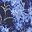 Navy Floral Tie Dye