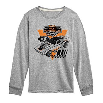 Boys 8-20 Hot Wheels 90s Logo Long Sleeve Graphic Tee