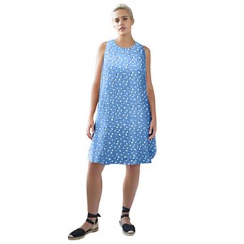 Ellos Plus Size Sleeveless Shift Dress