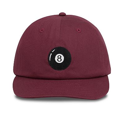 Men's Wembley Relaxed 8-Ball Billiard Patch Baseball Cap