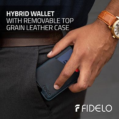 Minimalist Wallet For Men - Rfid Blocking Pop Up Wallet With Removable ...