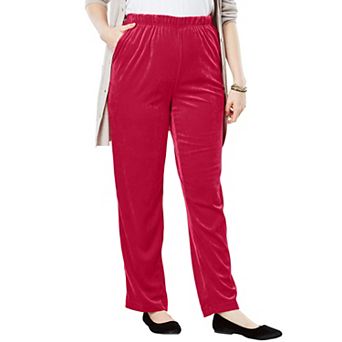 Woman Within Plus Size Velour Pant