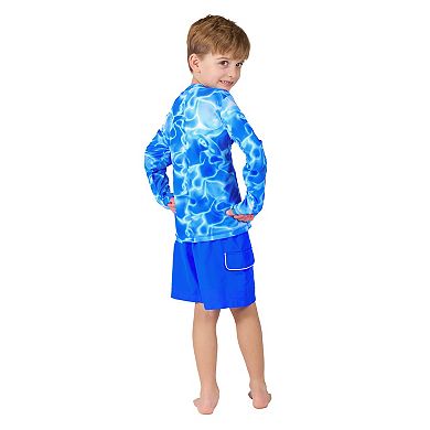 Boys 4-6 ZeroXposur Deep End Sun Top & Swim Shorts Set