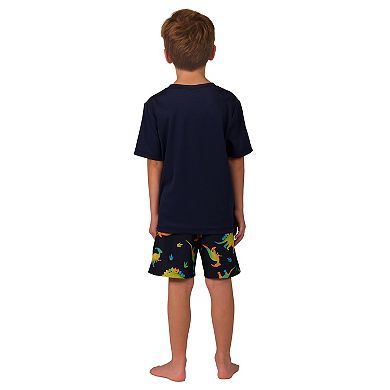 Boys 4-20 ZeroXposur Marine Sun Top & Swim Trunks Set