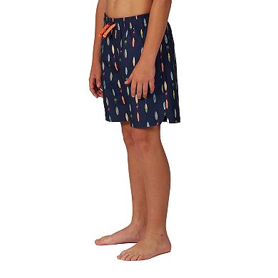 Boys 4-20 ZeroXposur Boardwalk Shorties Swim Trunks