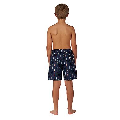 Boys 4-20 ZeroXposur Boardwalk Shorties Swim Trunks