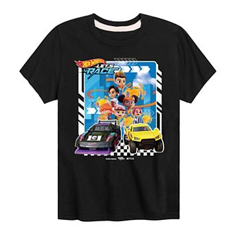 Boys 8-20 Hot Wheels Lets Race Characters Graphic Tee