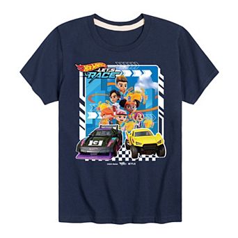 Boys 8-20 Hot Wheels Lets Race Characters Graphic Tee