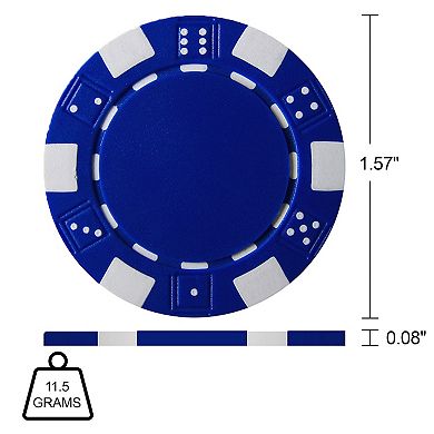 50-piece Set Of Poker Chips